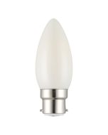 Filament Candle Frosted 4W LED B22 Dimmable / Cool White 206451