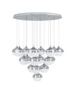 Mioglia 18 Light 57W Dimmable LED Pendant Chrome / Warm White 39528