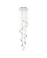 Pianopoli 1 72W Dimmable LED Chandelier Chrome & Crystal / Warm White  39545