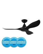 Noosa 46" DC Ceiling Fan Matt Black No Light 204795