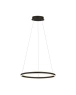 Tonarella 1 Ring 78W LED Pendant Black / Warm White 205026