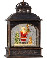 XMAS VINTER SANTA LANTERN BRZ 411233