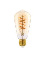 4W E27 2200K DIMMABLE LED ST64 AMBER 110083