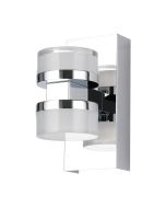 Romendo 2 10W LED 2 Light Vanity Up/Down Wall Light Chrome / Tri-Colour 205046