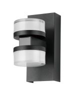 Romendo 2 10W LED 2 Light Vanity Up/Down Wall Light Black / Tri-Colour  205048