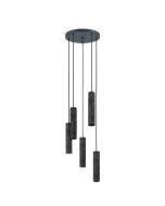 Mentalona 5 Light 5W Dimmable LED Pendant Anthracite 4000K 205314