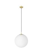 Rondo Small Pendant 60W E27 Brass Matt 205012