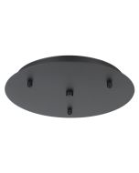 CEILING PLATE FOR PENDANT LIGHT ONLY 3X BLACK  205357