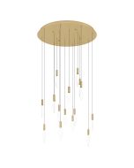 Mirador 16 Light 3W LED Pendant Brass Warm White 390361