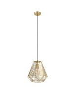 Rondo Large Pendant 60W E27 Satin Nickel 85263N