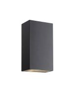 Rold 10W Up & Down Rectangular LED Wall Light Black - 84151003