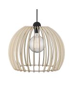 Chino 1 Light Pendant Large Wood - 84843014