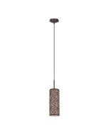 Almera 1 Light Pendant Antique Brown - 89112