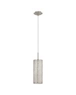 Almera 1 1 Light Pendant Satin Nickel - 90073