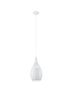 Razoni 1 Light Modern Pendant White - 92251