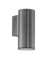 Riga 3W LED Fixed Wall Pillar Spot Light Anthracite / Warm White - 94102