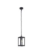 Alamonte 1 Square Hanging Outdoor Lantern Black - 94788