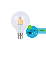 G125 8W B22 LED 6500K DIMMABLE LUS20965