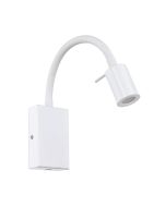 Tazzoli 3.5W LED Switched Flexible Reading Wall Light with USB White / Warm White - 96566