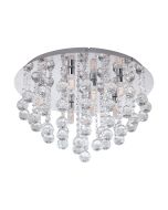 Almonte 24W LED Flush Mount Light Chrome & Crystal / Warm White - 97699