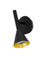 Cortaderas 5W LED Wall Light Black & Gold / Warm White - 97804