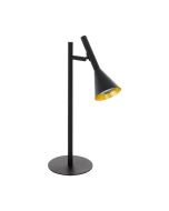 Cortaderas 5W LED Desk Lamp Black & Gold / Warm White - 97805N