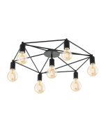 Staiti 7 Light Flush Mount Light Black - 97904