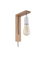 Tocopilla 1 Light Wall Light Wood / White - 97916N