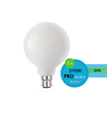 G95 LED Globe 240V 8W BC 2700K Dimmable Opal - 20981