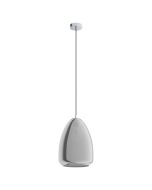 ALOBRASE PENDANT LIGHT 1X40W E27 CHR/BLK TR LARGE 98614N