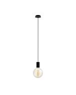 Pozueta 1 Light Pendant 40W E27 Black 98661N