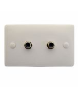 Hills Antenna BC74727 Dual F-Type High Return Loss Wall Plate