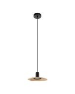 Mayazes 1 Light 5W LED Pendant Black Warm White 39911N