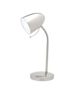 Sara USB Table Lamp (A13011BC/USB) Brushed Chrome Mercator Lighting