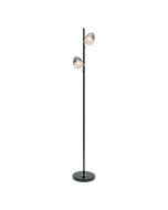 Sara 2 Light Floor Lamp - COLOUR - BLACK- A13022BLK