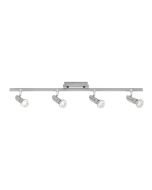 Pronto 4 Light LED Spotlight Bar A15034L - COLOUR - BRUSHED CHROME