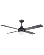 Azure 48" 18W LED Dimmable AC Ceiling Fan Matt Black / Tri-Colour - A2329	