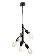 PEDRO 5 LIGHT PENDANT LIGHT BLACK - A41835