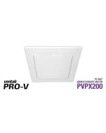 White Square Fascia to suit AIRBUS 200 body (PVPX200) ABG200WH-SQ Ventair