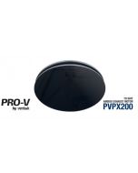 Airbus 200 Round Black Glass Panel Fascia - ABGGP200BL-RD