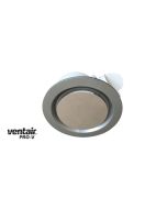 AIRBUS 250 - Premium Quality Side Ducted Exhaust Fan - Extra Low Profile - Silver PVPX250SS Ventair