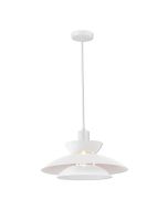 ALLEGRA-PDT PENDANT 1 X E27 240V WHITE 22702