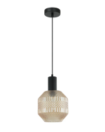 MARACA Glass Jar w/ Quadrilateral Segment Pendant Lights MARACA3