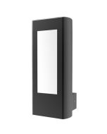 AMUN Exterior LED Matt Black Rectangular Surface Mounted Wall Light IP54- AMUN1 