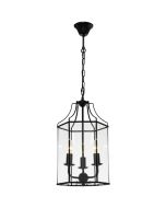 Cougar Lighting Arcadia 3lt Pendant - ARCA3PBLK