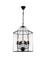 Cougar Lighting  Arcadia 6lt Pendant - ARCA6PBLK