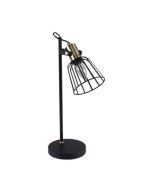 ASHLEY-DL CAGE DESK LAMP 1XE14 240V BLACK 22516