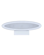 ATHENS LED Interior Matte White Oval 1 Way Wall Light- ATHENSG2