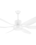 Brilliant Aviator DC Ceiling Fan With Remote – White 66″ - 18516/05