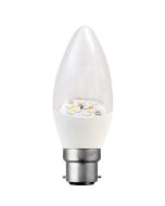 LED CANDLE GLOBE 4WATT 5000K BC CROMPTON LIGHTING 27528